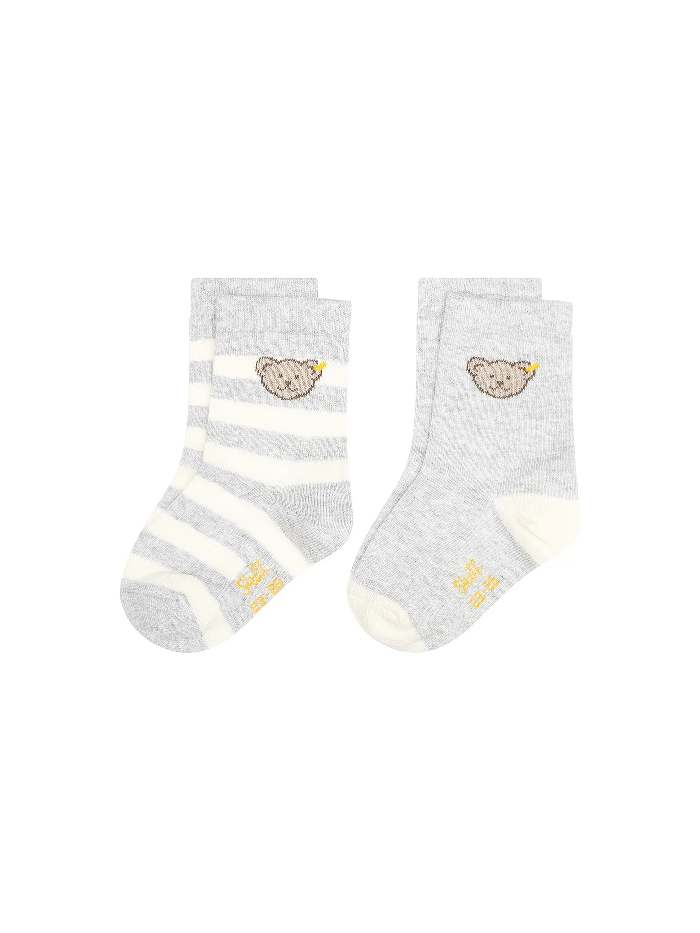 STEIFF | Baby Socken 2er Pkg. grau mel | 
